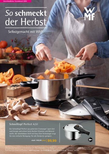 So schmeckt der Herbst! - WMF Herbst-Flyer