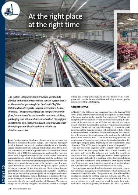 WORLD OF INDUSTRIES 04/2019 (EN)