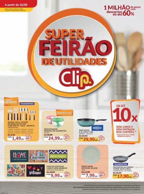 Encarte Super Feirão Utilidades Clip WEB