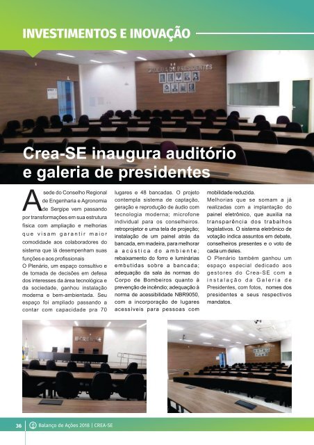 Revista do Crea-SE 2018