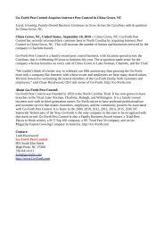 Go Forth Pest Control Announces Headline Sponsorship Of Nc Fusion