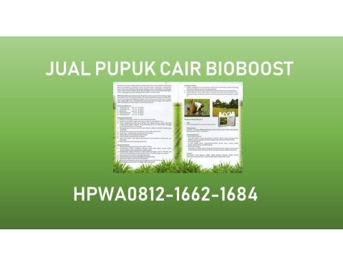 Bioboost Untuk Buah, HPWA0812-1662-1684