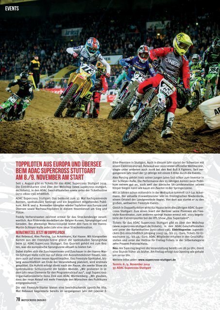 Motocross Enduro Ausgabe 10/2019