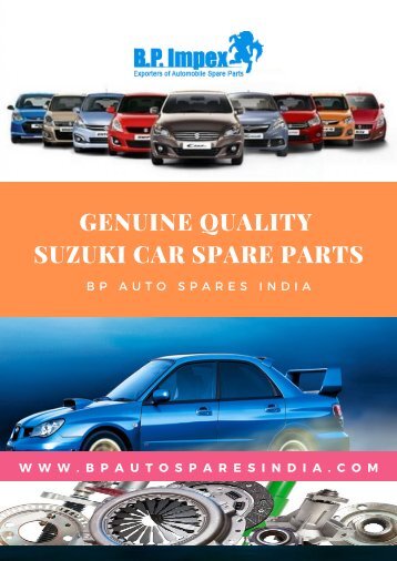Suzuki Car Spare Parts