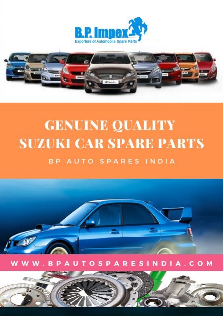 Suzuki Car Spare Parts