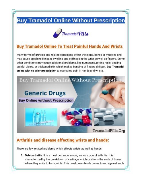 Buy Tramadol Online Without Prescription