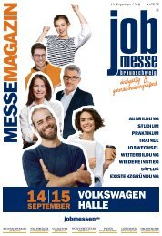 Das MesseMagazin zur 4. jobmesse braunschweig