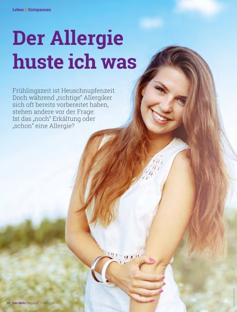 Das Mehr Magazin - Frühjahr 2019