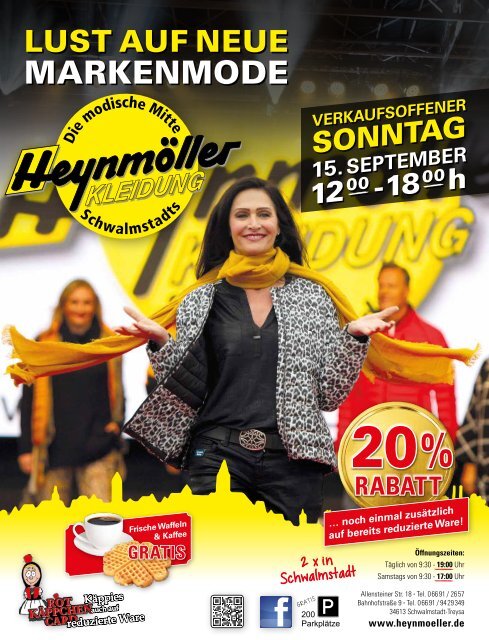 Lust auf neue Markenmode von Heynmöller Kleidung in Treysa