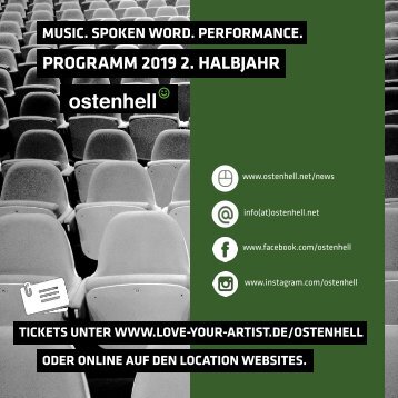 Programmheft 2019 | 2. Halbjahr