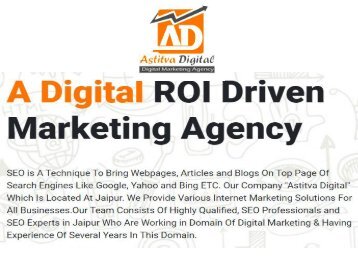 Digital Marketing Company in Jaipur - Astitva Digital