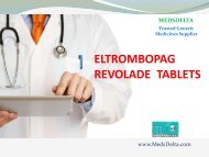 Buy Revolade 50mg Tablet | 印度Eltrombopag价格 | Indian Revolade Wholesale Price Supplier  