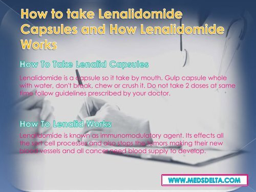 Buy Lenalid 10mg Capsules | Lenalidomide 10mg Price in India | Generic Lenalidomide Wholesaler (来那度胺批发商) 