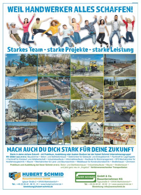 Ausbildungsmagazin Marktoberdorf