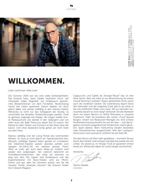 MALLSTYLE. Magazin - Herbst 2019