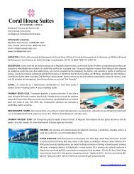 Fact Sheet Coral House Suites ESP