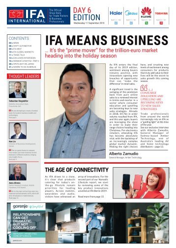 IFA International 2019 Day 6 Edition