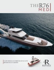 The R-76-Med by Roscioli Donzi Yachts