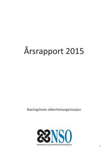 Årsrapport 2015