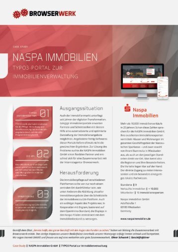 TYPO3-Case Study NASPA Immobilien| Browserwerk GmbH 