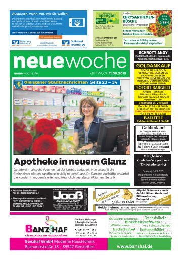  NEUE WOCHE 11.09.2019