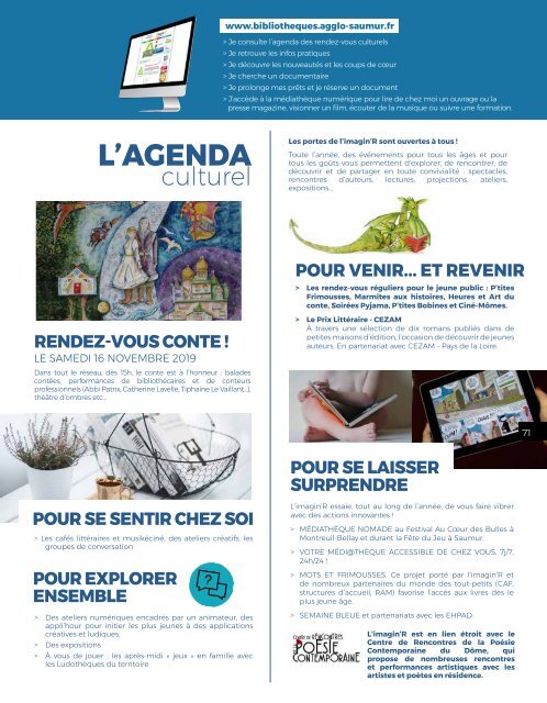 Brochure saison culturelle  2019-2020