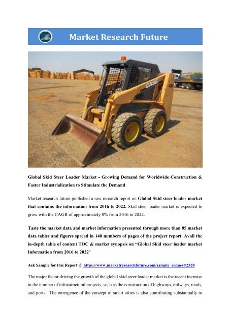 Skid Steer Loader Market Research Report - Global Forecast to 2022