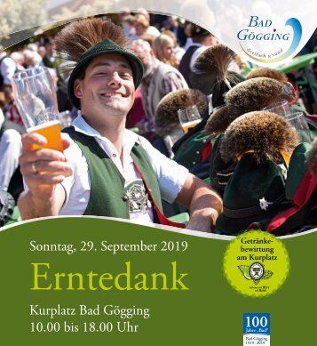 Bayerisches Erntedankfest 2019 in Bad Gögging