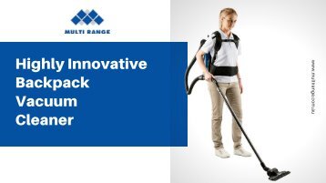 Commercial Backpack Vacuum Cleaner