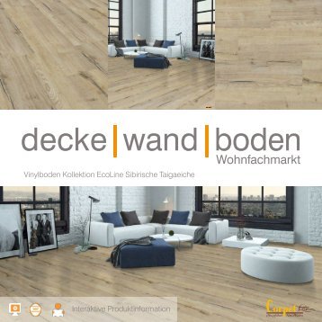 dwb Produktinformation VinylBoden Kollektion EcoLine Sibirsche Taigaeiche