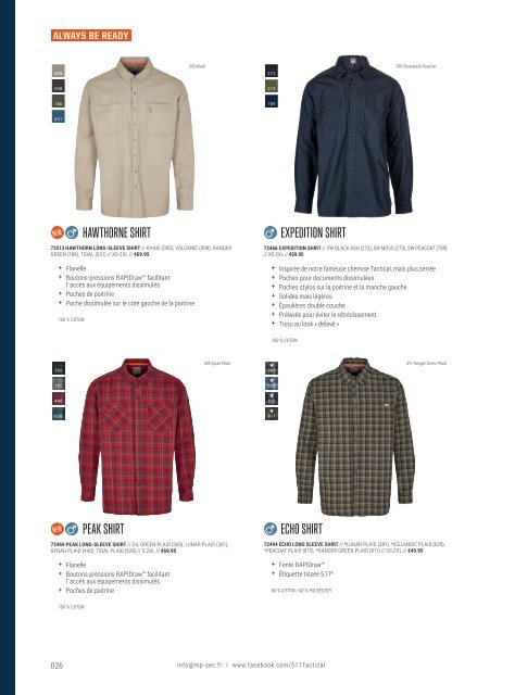 5.11 Tactical - Autumn/Winter - French Corporate - Euro