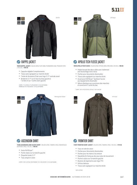 5.11 Tactical - Autumn/Winter - French Corporate - Euro