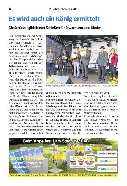 Magazin Gubener Appelfest 2019