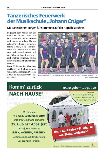 Magazin Gubener Appelfest 2019