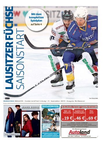 Saisonstart Eishockey Lausitzer Füchse 2019