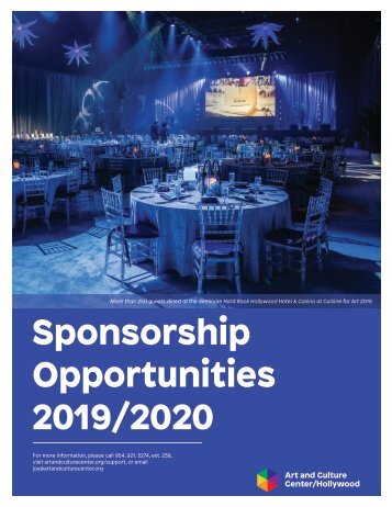 2019-20 Sponsorship Opportunities
