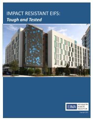 Impact Resistant EIFS:  Tough and Tested