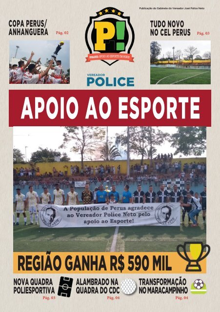 Folheto Esporte Perus