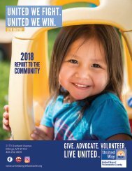 UWYC Annual Report 2018 - FINAL!