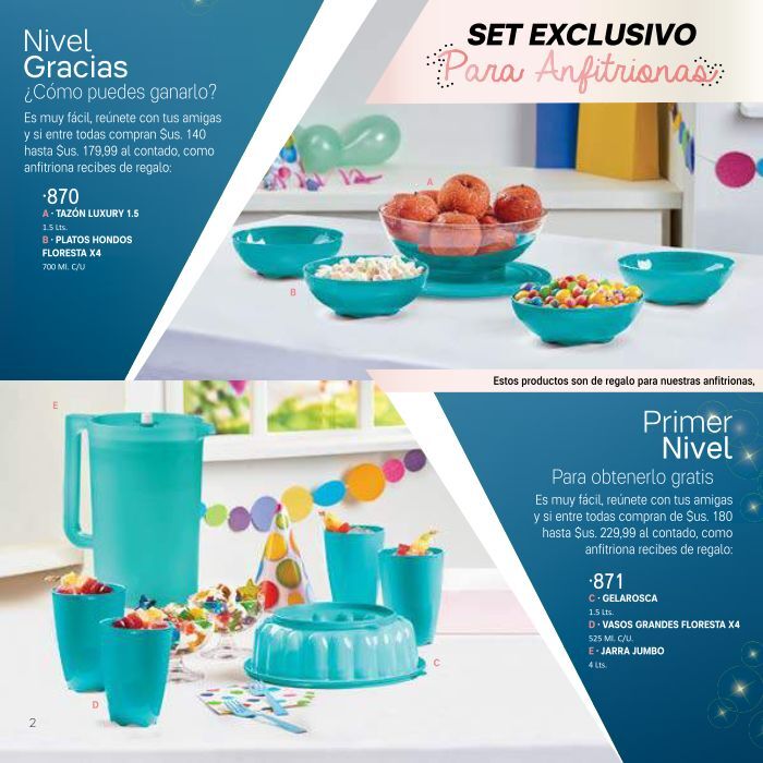 Platos Hondos Floresta Verde Set 4 Tupperware –