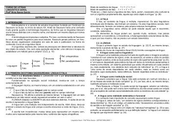 2 Estruturalismo - esquema completo