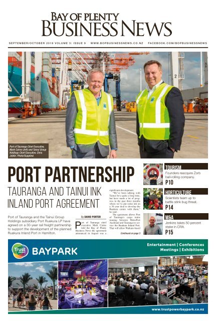 Bay of Plenty Business News September/October 2019