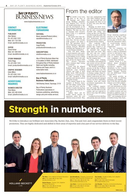 Bay of Plenty Business News September/October 2019