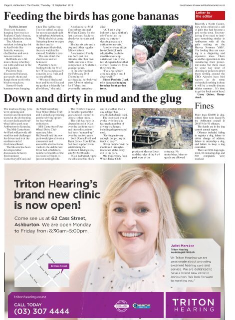 Ashburton Courier: September 12, 2019