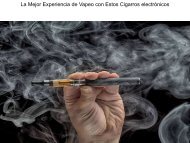 La Mejor Experiencia de Vapeo con Estos Cigarros electrónicos