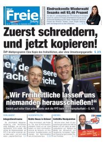 Zuerst schreddern, und jetzt kopieren!