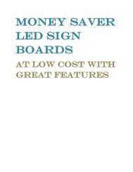 Money Saver Led Sign Boards at Low Cost With Great Features