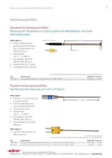 EBRO Professionele Meßtechnik