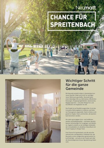 Broschüre Neumatt Spreitenbach