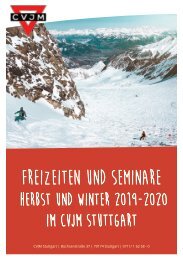 Freizeitprospekt 2019-2020 - 